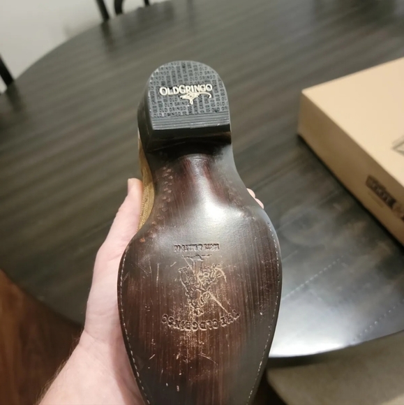 Old Gringo Ladies Western Boots Size 7.5B Floral Sheridan 13" Vintage Rust. - Picture 7 of 11